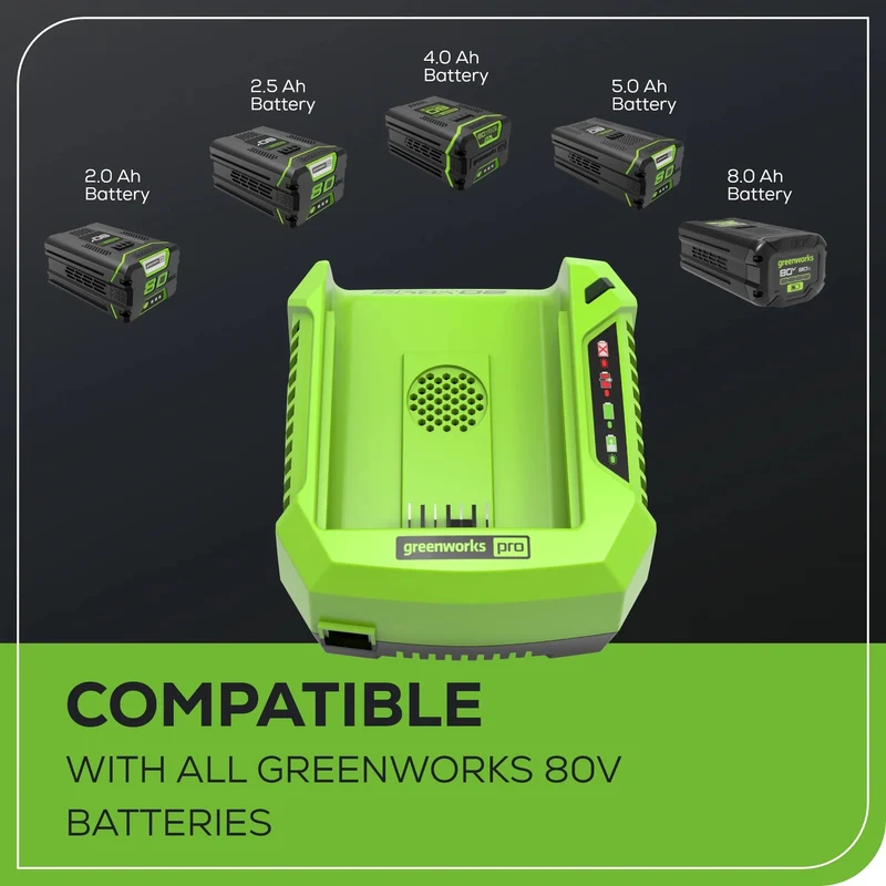 80V Single Port Rapid Charger - GCH8040