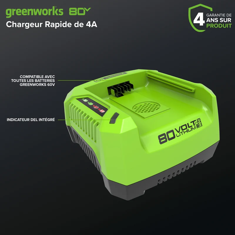 80V Single Port Rapid Charger - GCH8040