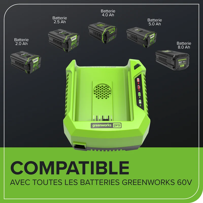 80V Single Port Rapid Charger - GCH8040