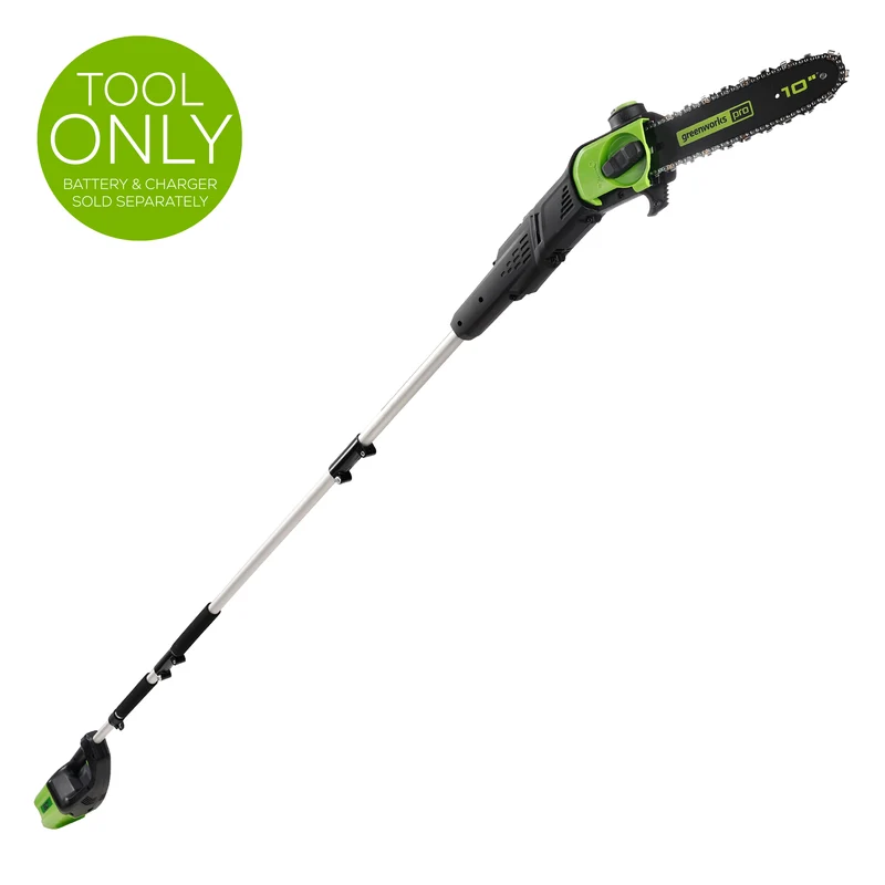 80V 10" Brushless Pole Saw (Tool Only) + Shoulder Strap
