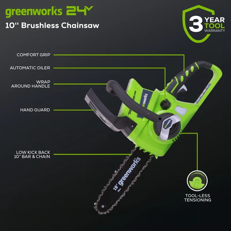 24V 10" Chainsaw (Tool Only)