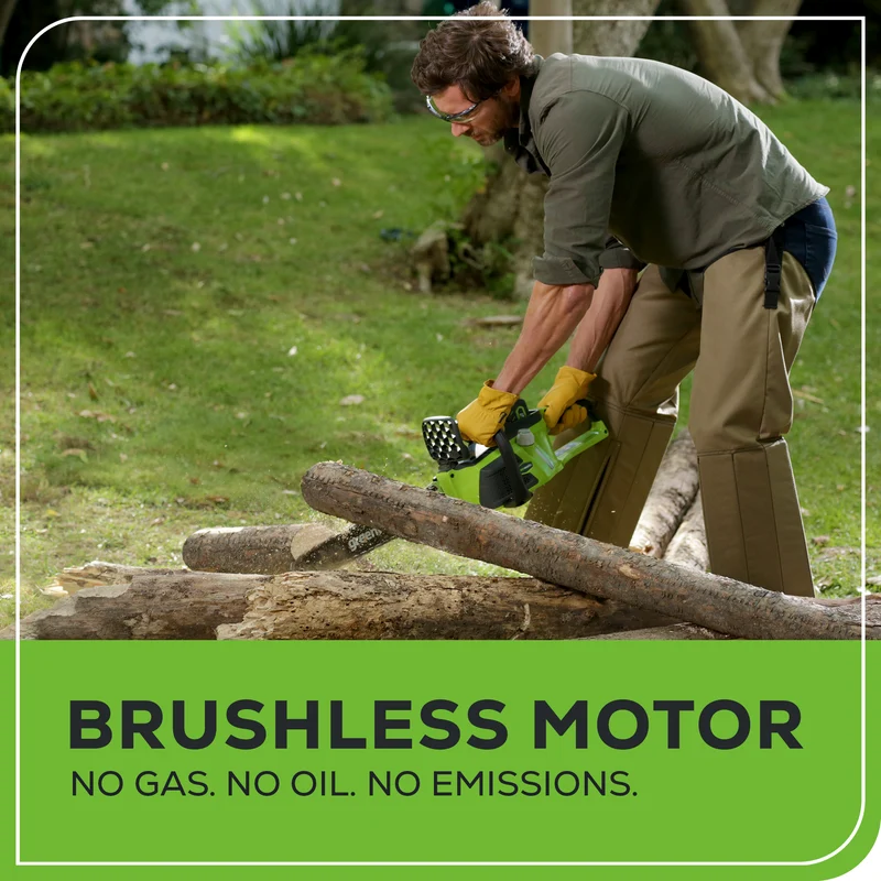 Greenworks 40V 16" Brushless Chainsaw (Tool Only)