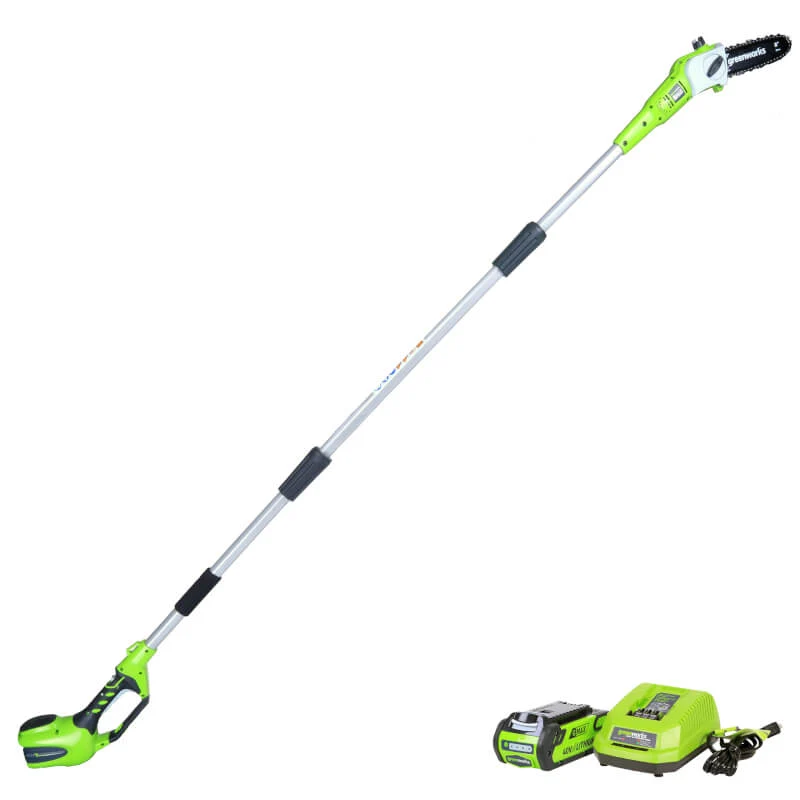 40V 8" Pole Saw, 2.0Ah Battery and Charger Included - 1400017