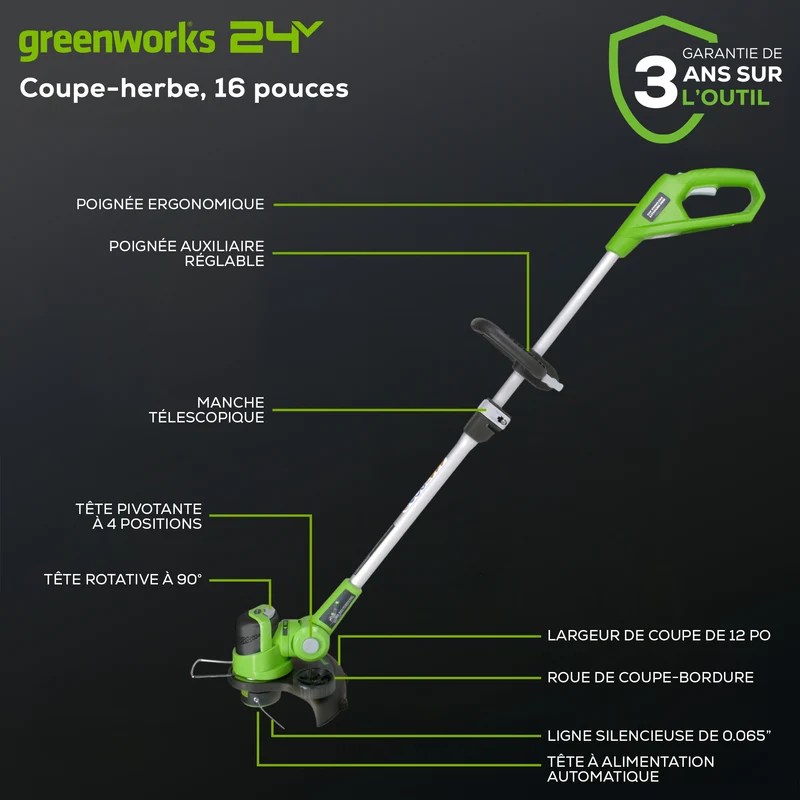 24V 12" String Trimmer (Tool Only)
