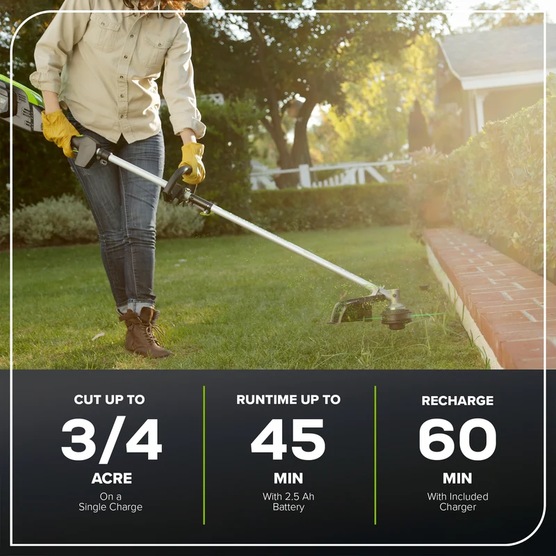 80V Grass Trimmer - 16" Brushless String Trimmer (Tool Only)