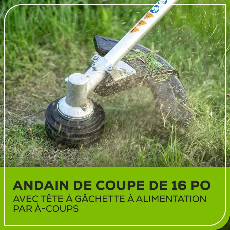 80V Grass Trimmer - 16" Brushless String Trimmer (Tool Only)