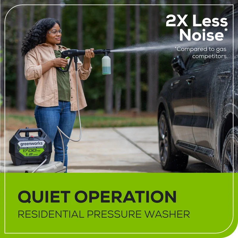 1700 PSI 1.2 GPM 13 Amp Electric Pressure Washer - GPW1704