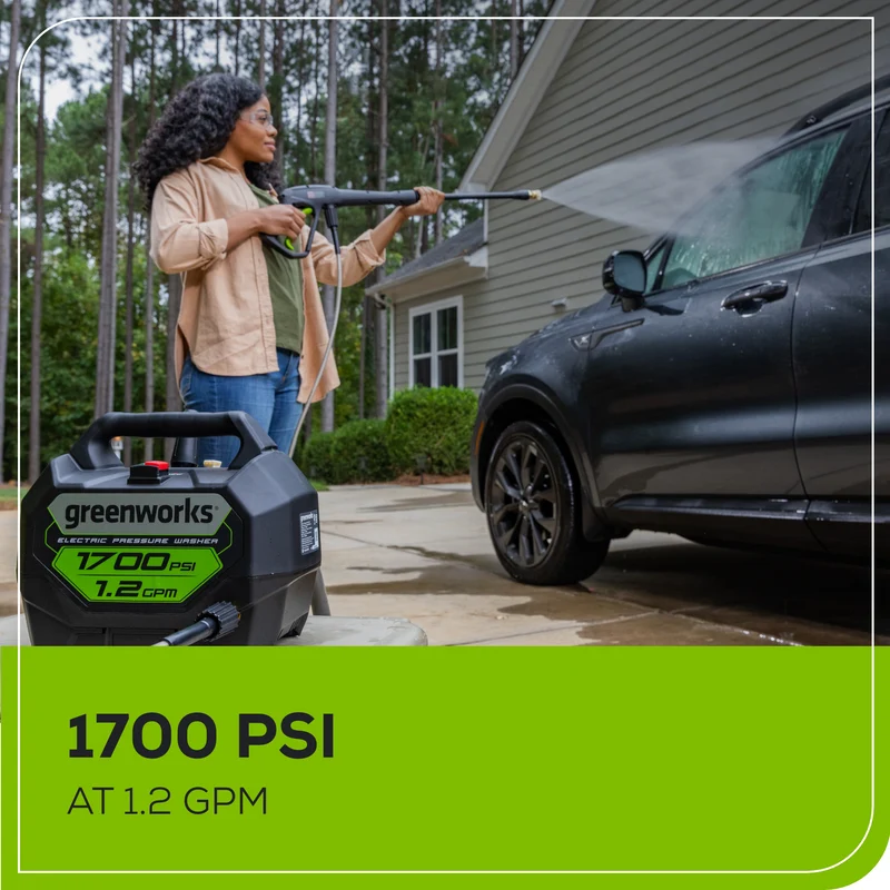 1700 PSI 1.2 GPM 13 Amp Electric Pressure Washer - GPW1704