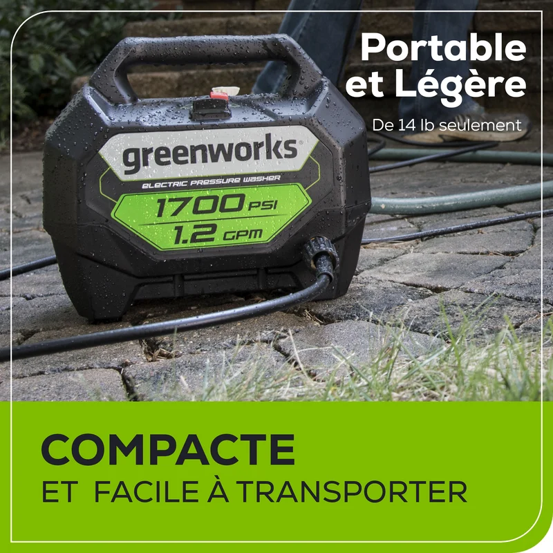 1700 PSI 1.2 GPM 13 Amp Electric Pressure Washer - GPW1704