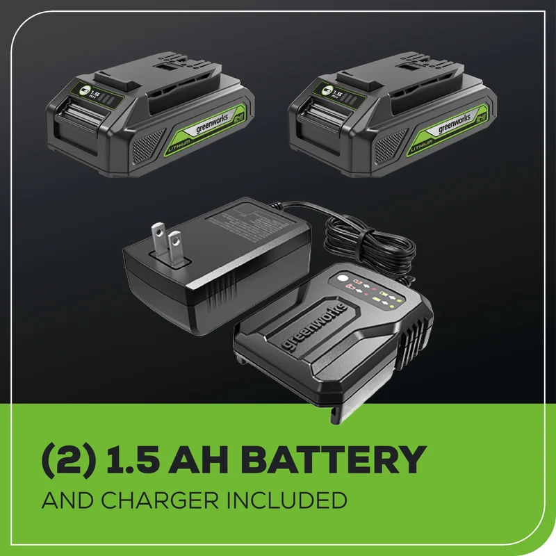 24V Brushless Impact Driver, (2) 1.5Ah Batteries and Charger Included - ID24L1520