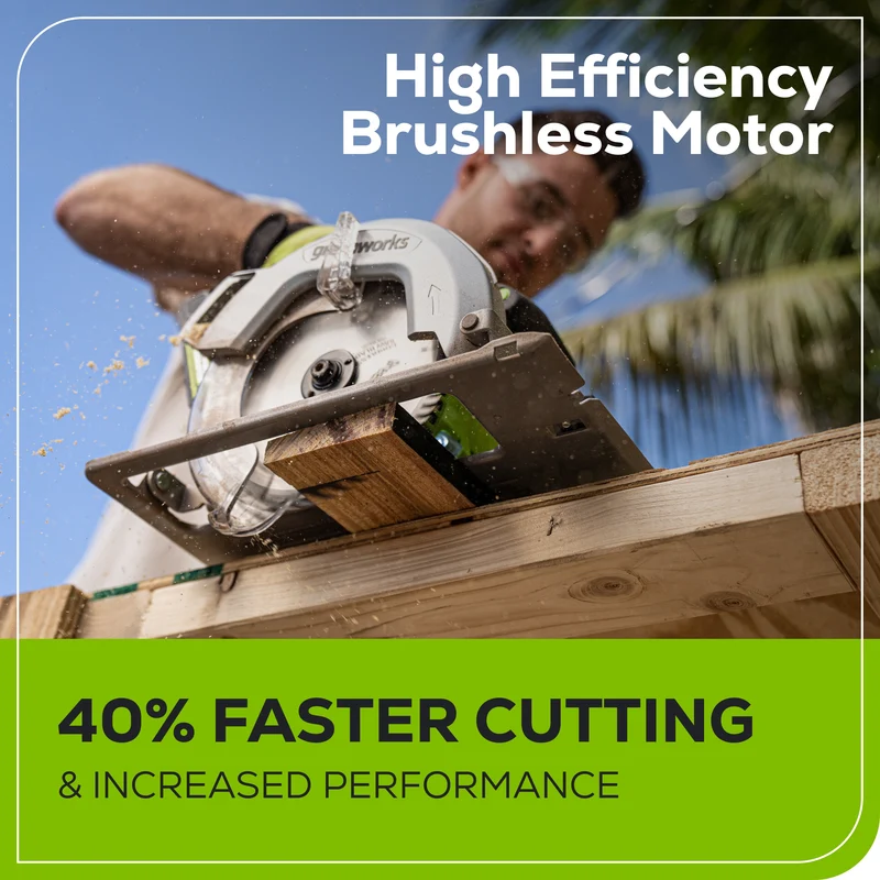24V 7.25" Brushless Circular Saw (Tool Only) - CR24L00