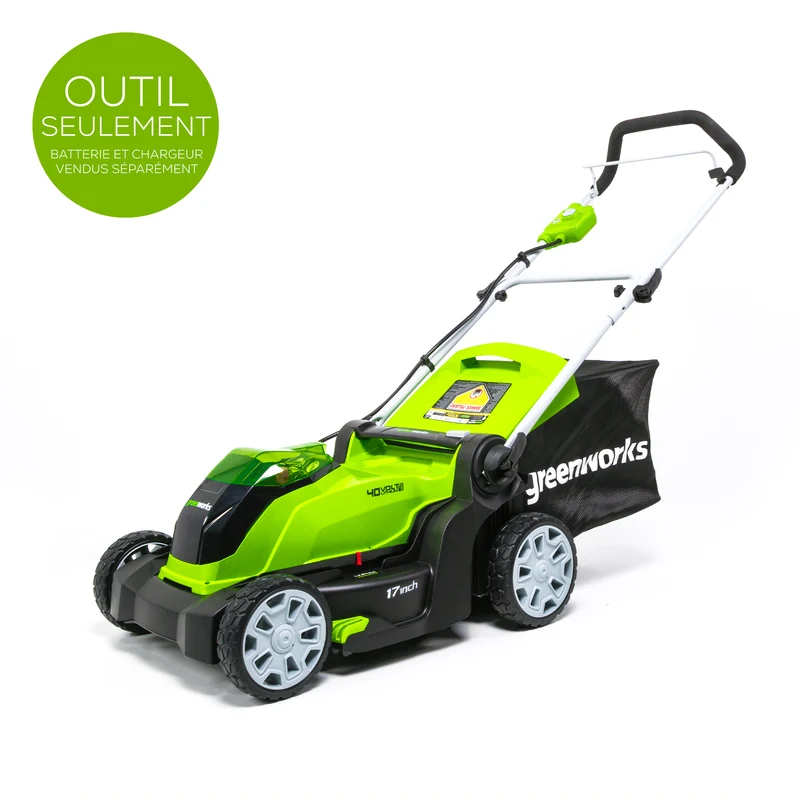Greenworks 40V 17" Push Lawn Mower (Tool Only)