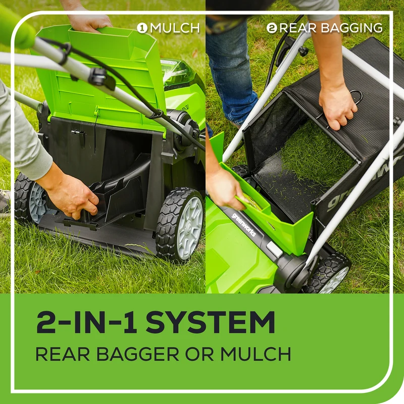 Greenworks 40V 17" Push Lawn Mower (Tool Only)