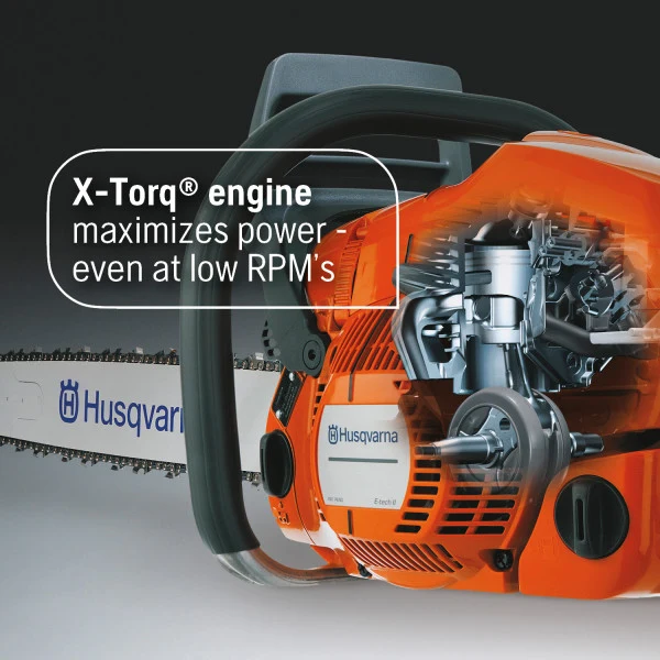 Husqvarna 445s 50.2-cc 18 inch Gas Chainsaw, 0.050" Gauge and .325" Pitch