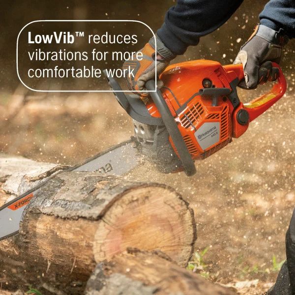 Husqvarna 445s 50.2-cc 18 inch Gas Chainsaw, 0.050" Gauge and .325" Pitch
