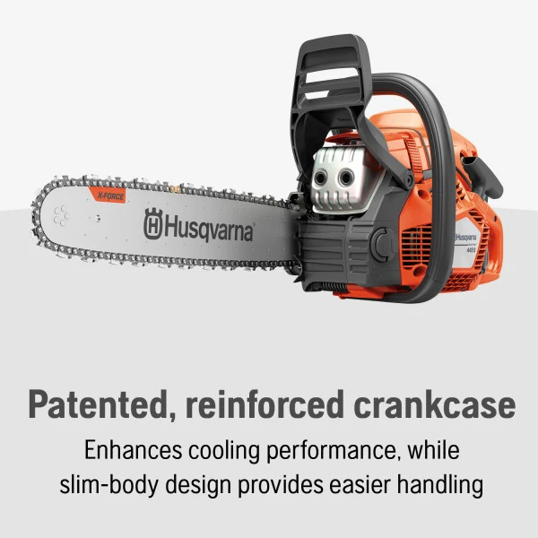 Husqvarna 445s 50.2-cc 18 inch Gas Chainsaw, 0.050" Gauge and .325" Pitch