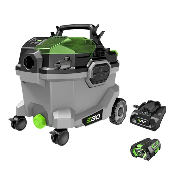 EGO Power+ Wet/Dry Vacuum 9 Gallon (G3 5.0 Ah Battery + 320W Charger)