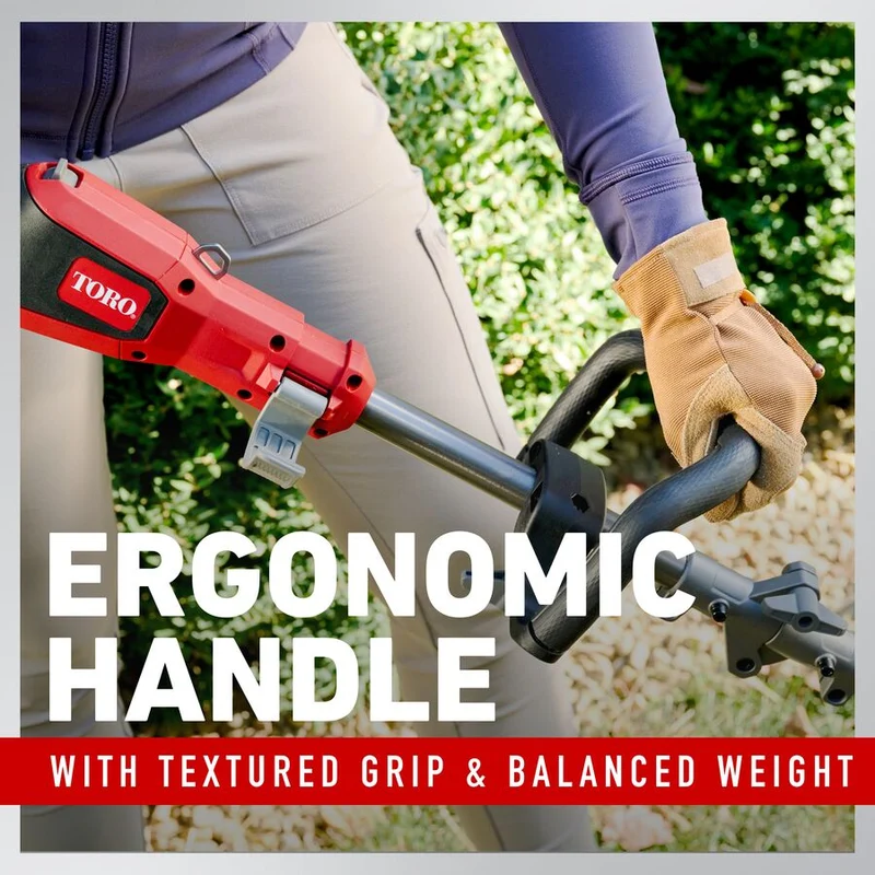 Toro 60V MAX* 16 in. (40.6 cm) Telescoping Shaft String Trimmer - 2.0Ah Battery Included
