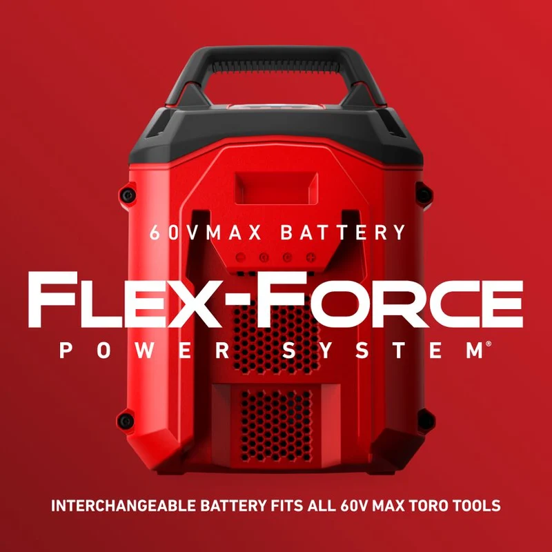 Toro 60V MAX* 16 in. (40.6 cm) Telescoping Shaft String Trimmer - 2.0Ah Battery Included
