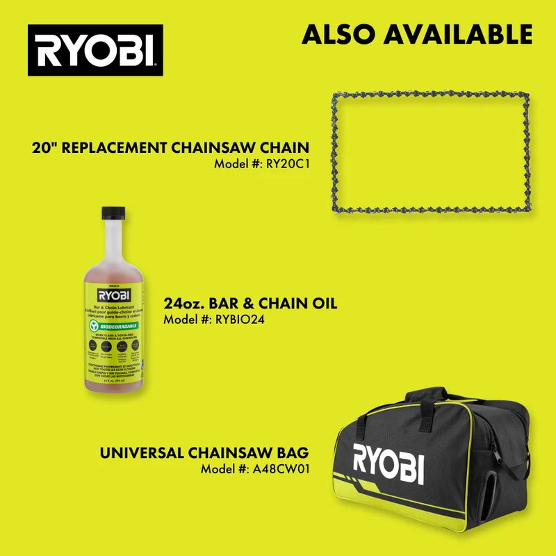 40V HP Brushless 20" Chainsaw Kit