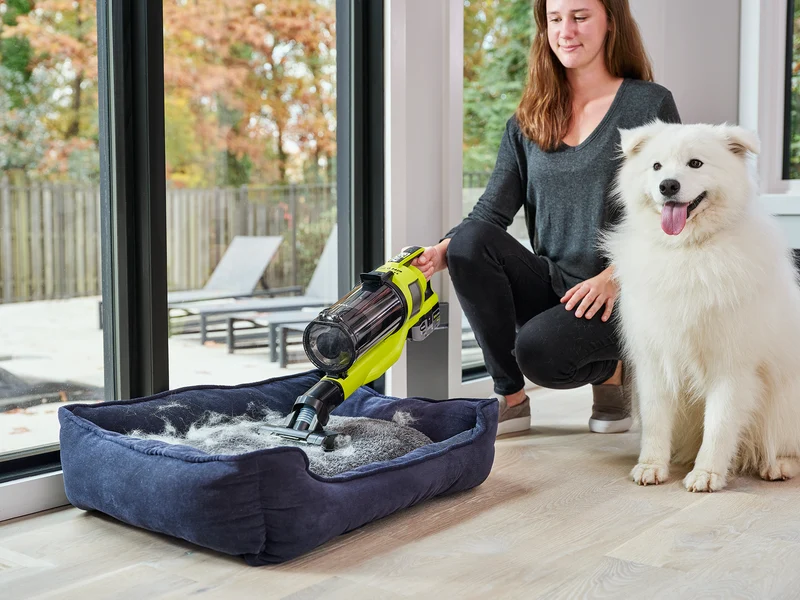 18V ONE+ HP Cordless Pet Stick Vac with Dual-Roller Bar