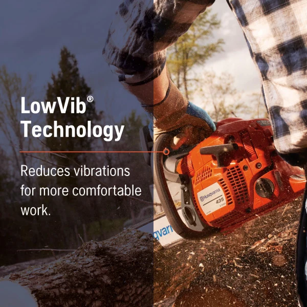 Husqvarna 435 40.9-cc 16 inch Gas Chainsaw, 0.050" Gauge and .325" Pitch