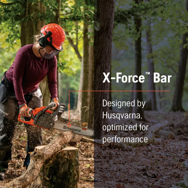 Husqvarna X-Force 16 Inch Laminated Chainsaw Bar, .325" Pitch .058" Gauge, 66 Drive Links