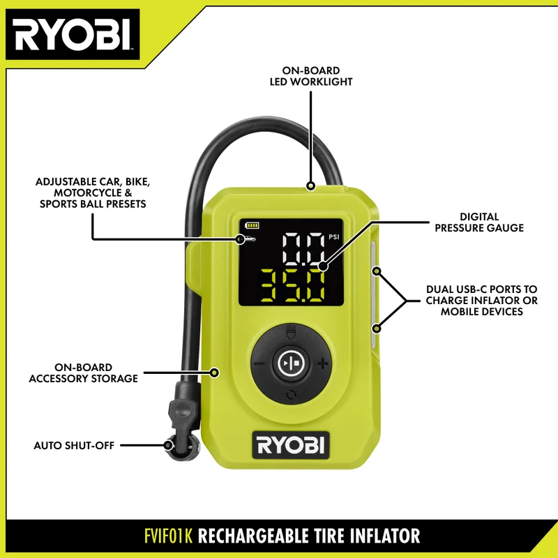 Rechargeable Tire Inflator
