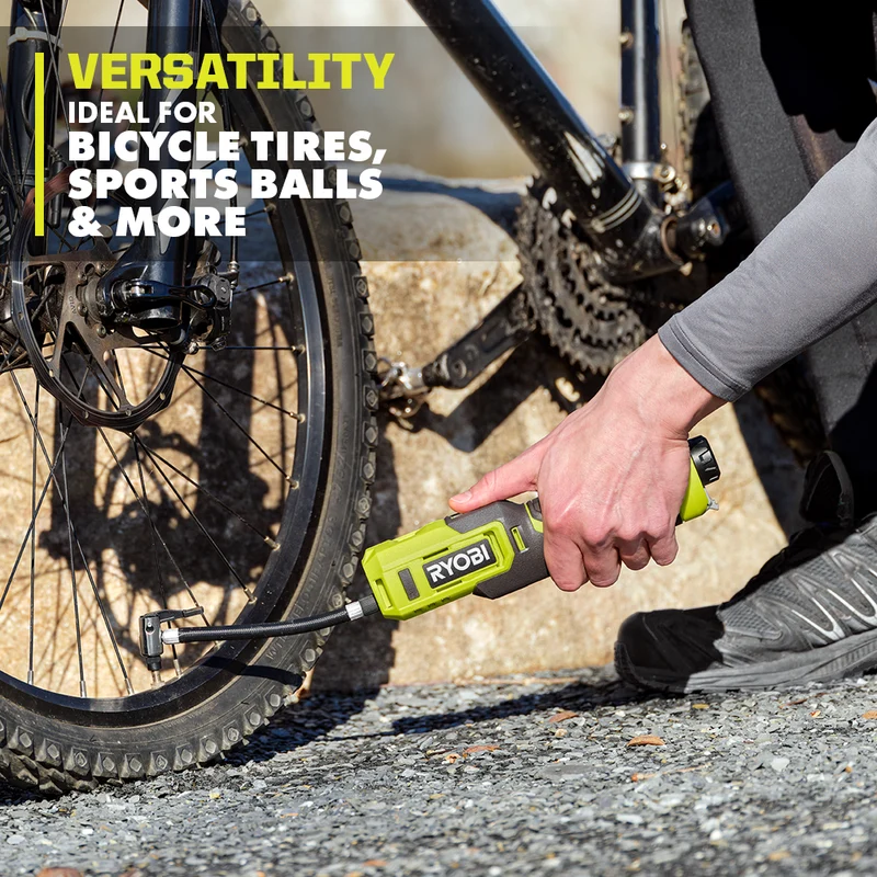 USB Lithium Bike Tire and Ball Pump Inflator Kit