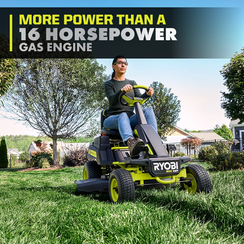 R1 80V HP Brushless 30" Riding Lawn Mower Kit