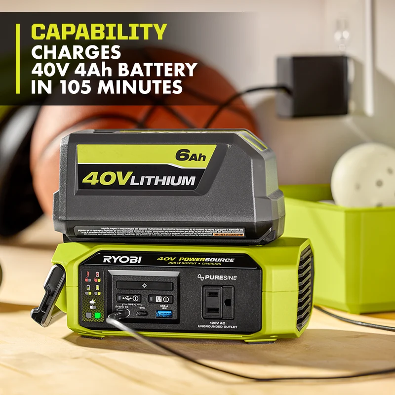 40V 300W Power Source/Charger