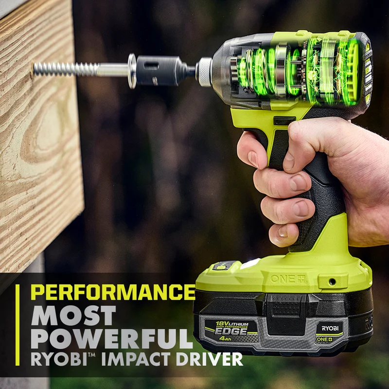 18V ONE+ HP BRUSHLESS CORDLESS 2-TOOL HAMMER DRILL / DRIVER, IMPACT DRIVER, 4.0 Ah, 2.0 Ah BATTERY, CHARGER, AND BAG