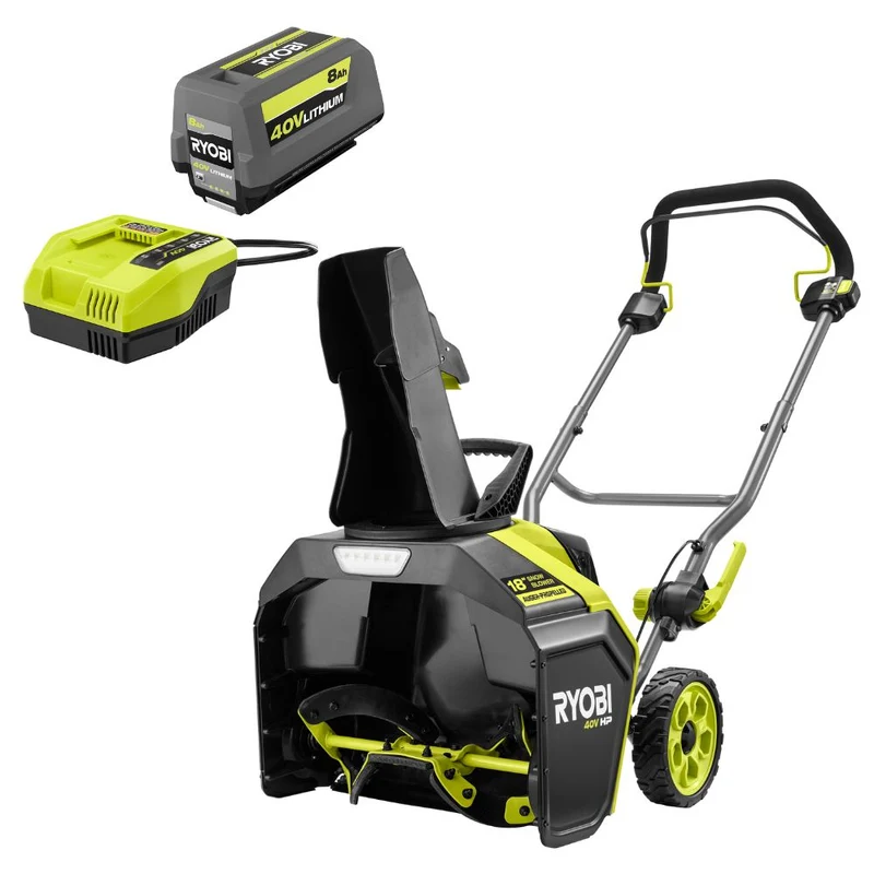 40V HP Brushless 18" Single-Stage Auger-Propelled Snow Blower Kit