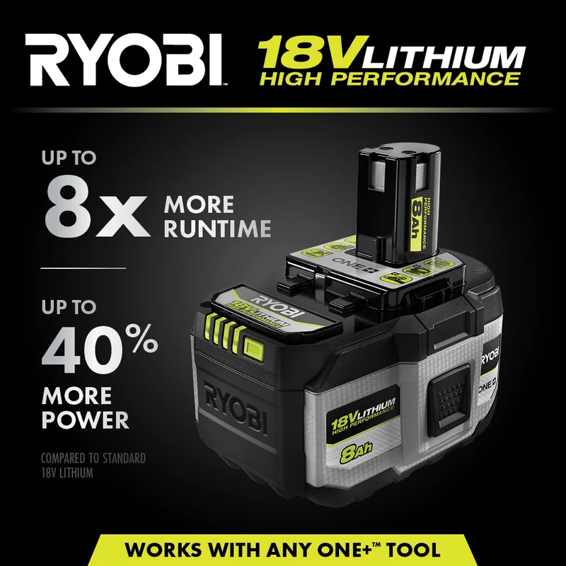 18V ONE+ 8AH Lithium HIGH PERFORMANCE Starter Kit