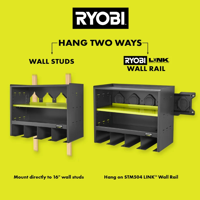 Open Tool Organizer Cabinet