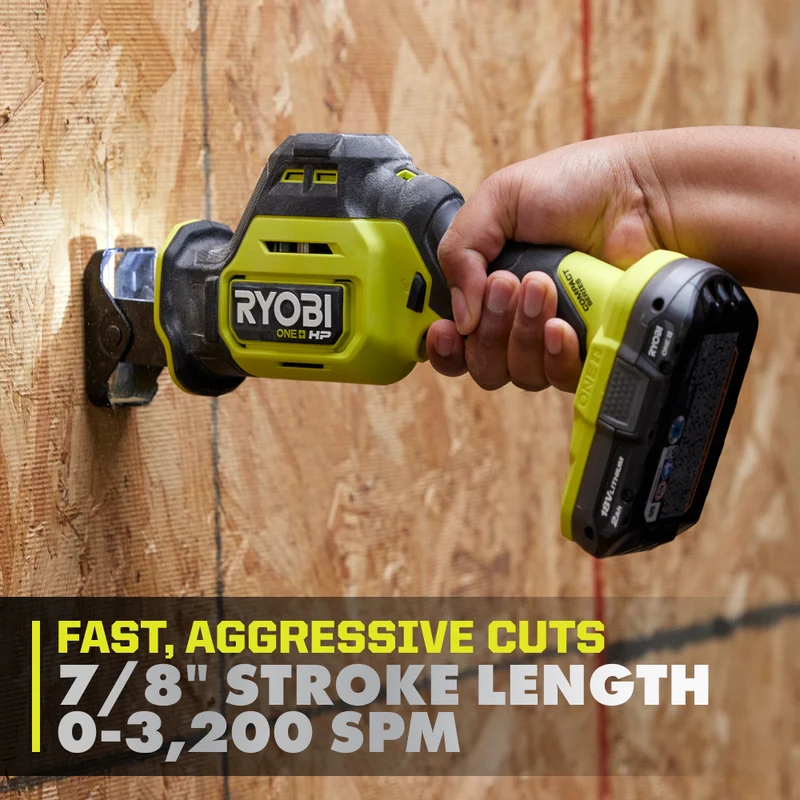 18V ONE+ HP Compact Brushless One-Handed Reciprocating Saw