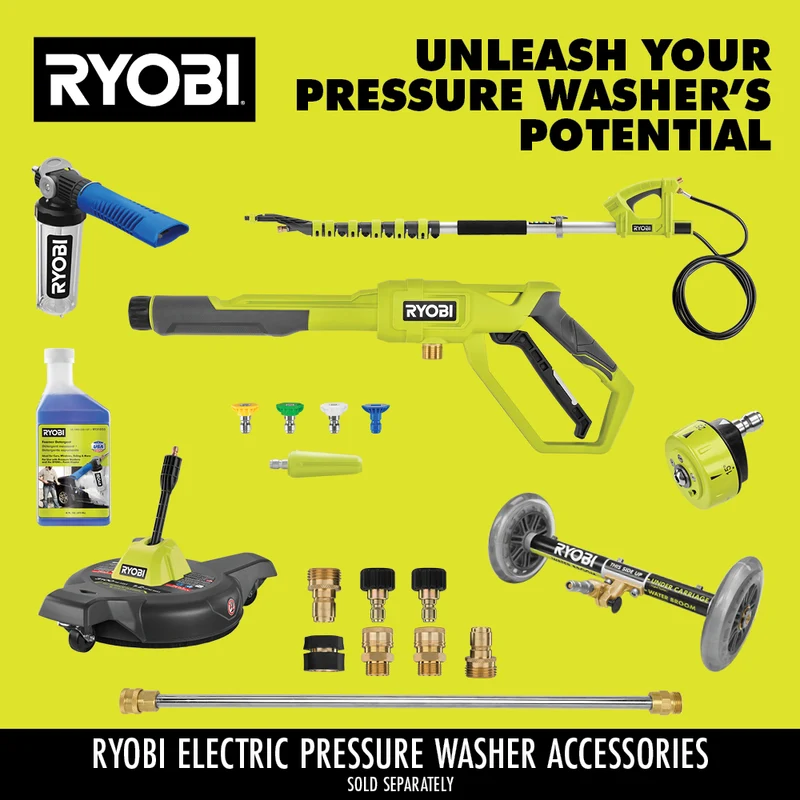 Brushless 2500 PSI Electric Pressure Washer with Free 12" 2300 PSI Surface Cleaner