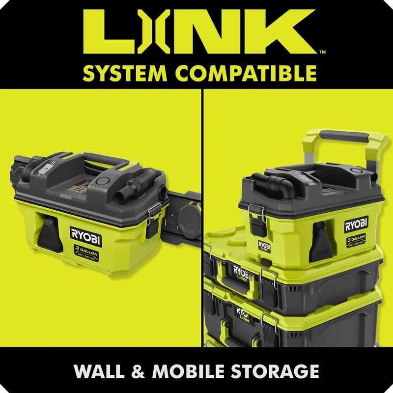 18V ONE+ LINK 3 Gallon Wet/Dry Vacuum