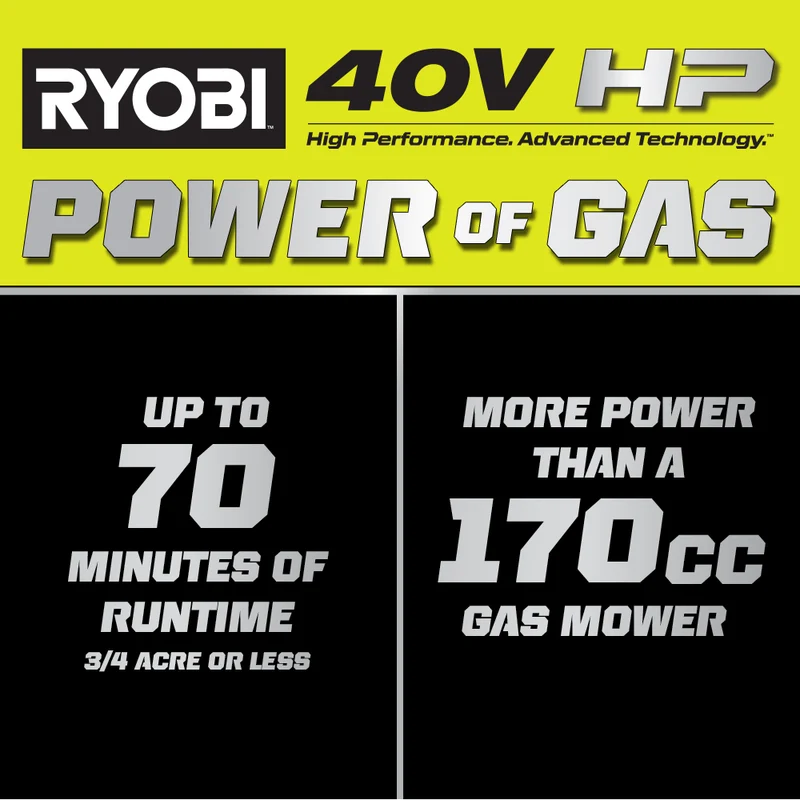40V HP Brushless 21" Self-Propelled Multi-Blade Mower