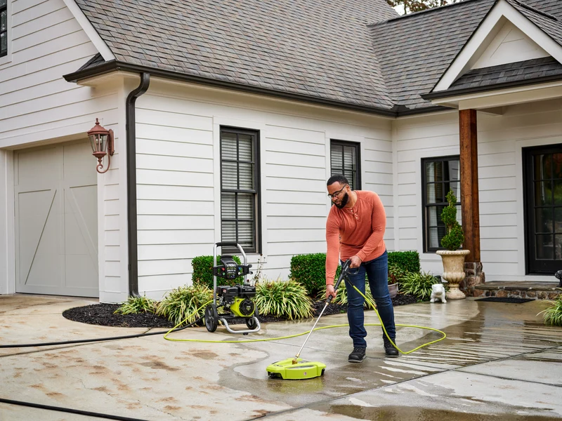 15" 3400 PSI Gas Pressure Washer Surface Cleaner