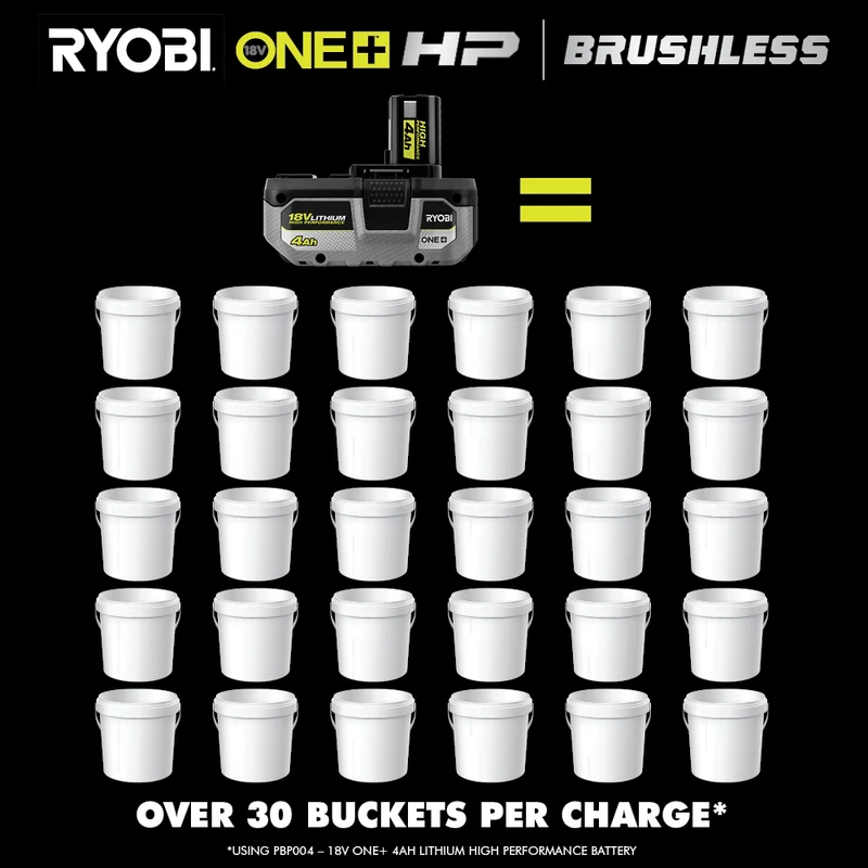 18V ONE+ HP Brushless 1/2" Mud Mixer