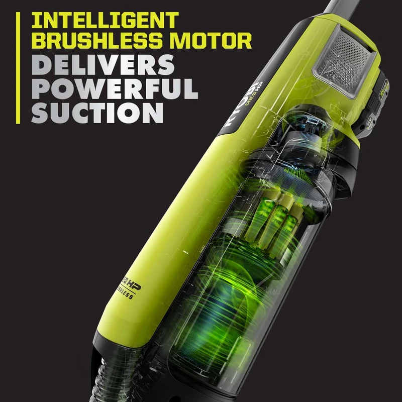 18V ONE+ HP Cordless High-Capacity Stick Vacuum Cleaner Kit with 4.0 Ah Battery and Charger