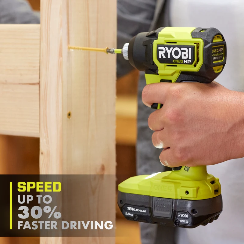 18V ONE+ HP Compact Brushless 1/4" Hex Impact Driver