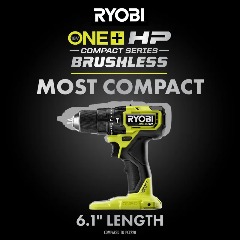 18V ONE+ HP Compact Brushless 1/2" Hammer Drill Kit