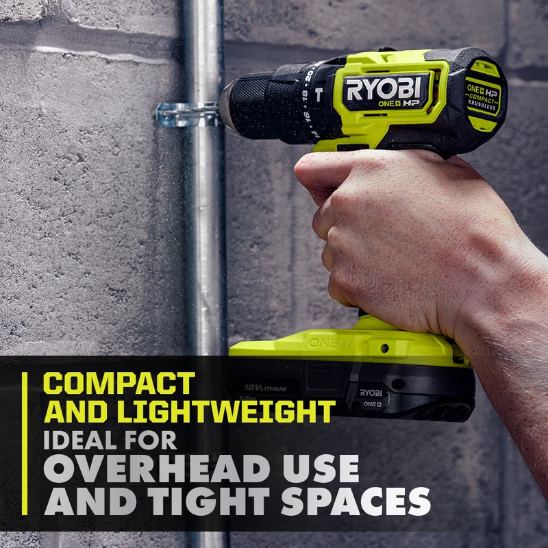 18V ONE+ HP Compact Brushless 1/2" Hammer Drill Kit