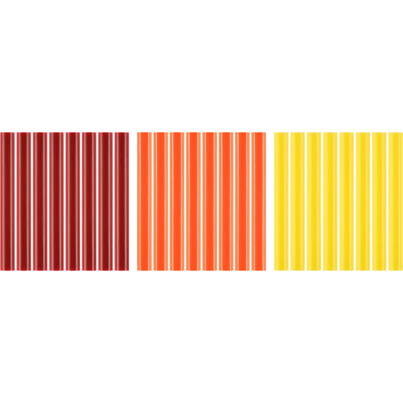 24 PC. Full Size Warm Color Glue Sticks