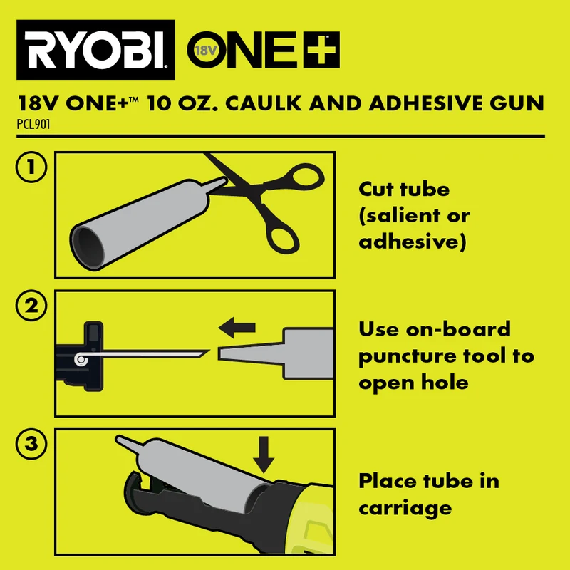 18V ONE+ 10 oz. Caulk and Adhesive Gun Kit
