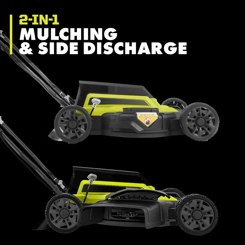 40V 18" 2-IN-1 Push Mower