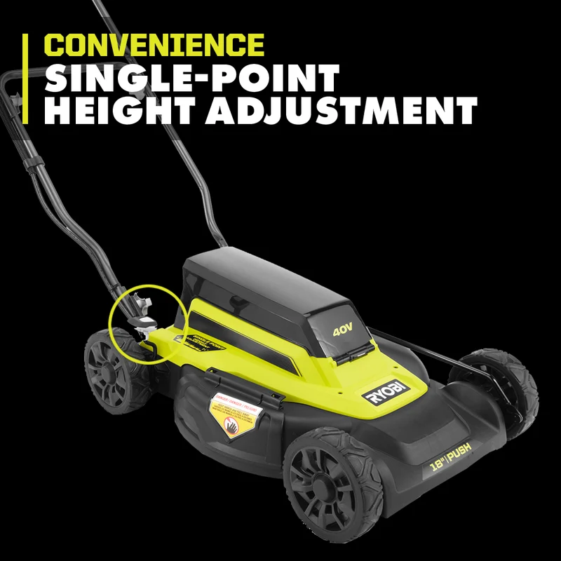 40V 18" 2-IN-1 Push Mower