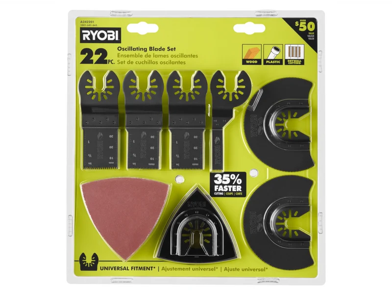 22-Piece Oscillating Blade Set